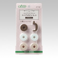 【YUBU】Clover 可樂牌 梭編蕾絲梭子補充包, 1個, 替換梭芯組 (棕色)：57-740