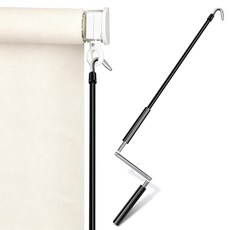 MERRYHAPY 튼튼한 차양 크랭크 완드 수동 캐노피 오프너 RV 파티오 야외 핸들 도구 쉐이드용