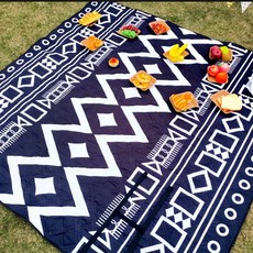 특대형 캠핑매트 캠핑 이너 매트 세탁가능 텐트매트 휴대용 두꺼운 접이식 캠핑러그 차박 캠핑 텐트 이너 매트 이너돗자리 방수 방습, C