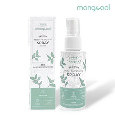 몽쿨 유아 모기 퇴치 벌레 기피제 스프레이, 2개