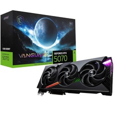 Msi 게이밍 RTX 5070 12G 뱅가드 SOC 그래픽 카드 (12GB GDDR7 192비트 최고의 성능: 2655 MHz 디스플레이 포트 x3 2.1a HDMI 2, Msi 게이밍 RTX 5070 12G 뱅가드 SOC 그