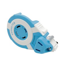 samsc.pro 定距膠帶台 適用15mm以下遮蔽膠帶 TD-105B/TD-105G, 藍白色, 1個