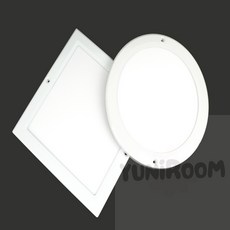 루엔룸 장수 LED엣지직부등20W 센서등 현관LED센서등, 사각