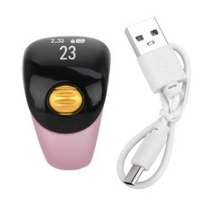 색 링형 디지털 손가락 카운터 타입 조절 화면 디스플레이 미니 탈리, 1. Rose Gold, 1개