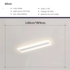 현대식 LED 천장 조명 심플한 원형 램프 샹들리에 거실 식당 복도 가정 북유럽, White 40CM, Natural White(no RC)