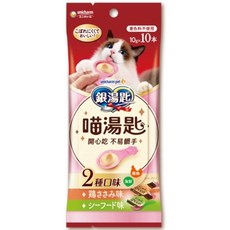 unicharm嬌聯 銀湯匙喵湯匙肉泥 雞胸肉海鮮兩口味100公克, 100g, 1個, 714雞胸肉海鮮兩口味