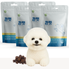 콴펫 강아지 관절 종합영양제 슬개골 체중관리 유산균, 4개, 뼈/관절강화, 60정