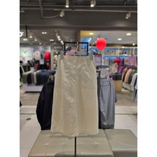 네파 25SS 테슬란소재 A라인 미디 기장 스커트(허리밴드) 7L21864