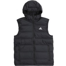 adidas 愛迪達 連帽鴨絨背心 BQ2006+時尚口罩組