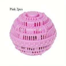 2Pcs/1pc 초대형 안티 와인딩 세탁 공 청소 및 강력한 보호, 03 Pink 2pcs