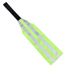 shangren 카약 카누에 대한 반사 안전 경고 플래그 견인 경고 플래그 트레일러 카약 여행을 위한 스트랩 루프가 있는 안전, 옥스포드 천, 초록, 1개