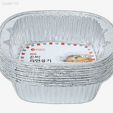 은박 라면용기 10P 간편조리용기 한강라면그릇 글램핑준비물 낚시용냄비 직화가능용기, 10개, 1L, 1g