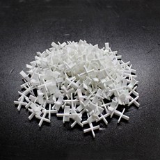 국산 타일스페이스 (십자형)2.0mm(300개) 줄눈간격제 쿠사비 구사비 타일핀 메지