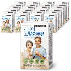 [시니어초이스]시니어고칼슘두유 국산검은콩 서리태, 24개, 140ml
