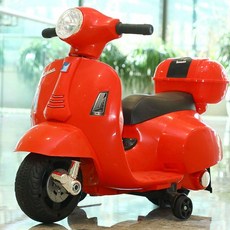 전동스쿠터 오토바이 생일선물 그린 붕붕카 + 민트 경찰 선물 스쿠터 자동차 전동오토바이, 단일 구동, 1개, 차이나레드 B