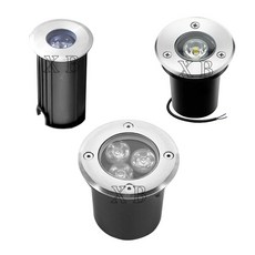 높은 전력 방수 led 빛 정원 지하 1W IP67 야외 매장 경로 자리 최근 Inground 조명, Warm white 3000K, 1W 42MM DC12V, 1개