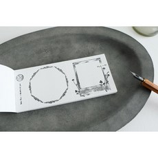 莫莫日貨 Yohaku 原創系列 2024 3月新品 活版印刷 便條紙 - 經典黑 M132, 1個