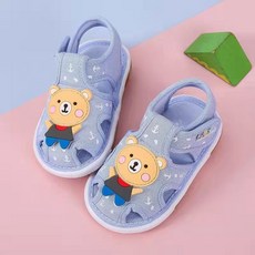 寶寶叫叫鞋 學步鞋 涼鞋 嗶嗶鞋 透氣涼鞋 叫叫學步鞋寶寶布涼鞋男夏季0-1-2嵗嬰兒防滑軟底叫叫鞋女學步鞋寶寶鞋子