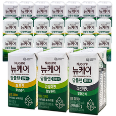 뉴케어 당플랜 클래식 검은깨맛+인절미맛+호두맛, 24개, 200ml