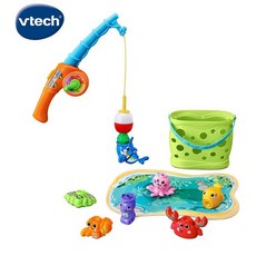 Vtech 小釣手互動學習組 釣魚玩具，聲光音樂互動，手眼協調訓練，安全無毒材質, 1個
