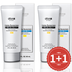 1+1 애터미 프리미엄 선크림 베이지 SFP 50+ PA+++, 2개, 60ml