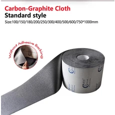 맷돌 100mm 흑연 직물 샌더 용 탄소 천 윤활 패드 다이아몬드 벨트 내열성, 02 Without Adhesive, 06 100x1000mm, 01 CHINA, 1개