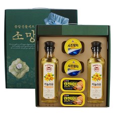 사조해표 소망 종합 선물세트6P(참치2개+오일2개+햄2개) 명절선물 NEW참치햄 기름 오일, 1개