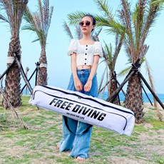 Leaderfins 自由潛水長蛙鞋包 潛水裝備收納袋 白 桃紅 黑, 桃紅，少量現貨下單請聊聊