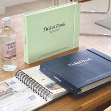 아름답고 소중한 추억 보관함 티켓 메모리 스크랩북 비온뒤 티켓북, 블랙