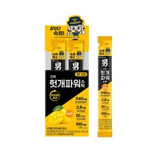 광동 헛개파워 스틱 숙취해소 젤리 망고맛 10개입