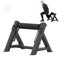 런지 머신 스쿼트 실내 근력 하체 운동 헬스장 홈트 레드판다몰 장비 웨이트 기구 홈트레이닝 홈짐 멀티 레그, D. 하이 블랙