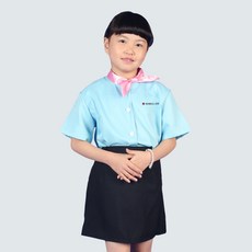 어린이 아동 항공 승무원 스튜어디스 의상 상의 코스튬 코스프레 직업체험 역할놀이 어린이집 유치원 행사 파티 당일발송