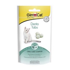 GimCat 貓咪 Oral Care Complex 無糖, 1個, 竣寶-三合一潔牙錠40g