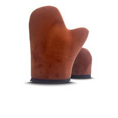 防水防油細緻保養手套組打蠟手套 上油手套 上蠟手套 內裝美容手套 內裝手套 車內保養手套 洗車打蠟 上蠟綿 打蠟海綿, 1個, 棕色