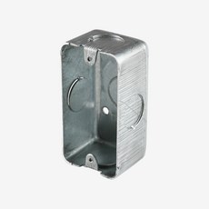 철복스 스위치 한개용 매입 철박스 44mm, 10개