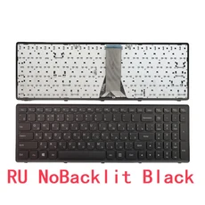 UI 레노버 아이디어패드 백라이트 키보드 러시아어 스페인어 라틴 아랍 G500S 플렉스 용, 06 RU NoBacklit Black