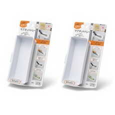 이노마타 자석펜꽂이 2ea 순백색 품질좋은 일본산, 화이트, 2개