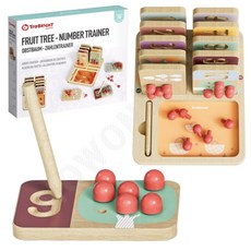 수블럭 수교구 아기 유아 숫자놀이 수세기 만3세 교구 A 수놀이교구 셈수판, 1개
