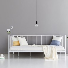 마켓비 RISHULT 데이베드 침대 120200 KS1017BD 2 방문설치, 에그화이트