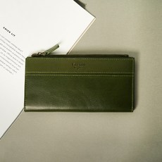 CALTAN 真皮長夾，極致輕薄零錢袋設計 多卡位大容量