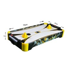 테이블 하키 게임 실내 에어하키 에어 보드게임 테이블하키 아이스하키 에어하키게임 미니에어하키 휴게실, A. 배터리 75cm