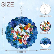 鐵藝桃花風鈴 庭院掛件 旋轉門廊裝飾, 桃花風鈴