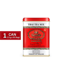 [태국직구] 차트라뮤 타이티 틴케이스 오리지널 골드라벨 밀크그린 ORIGINAL THAI TEA2.5G. X 50 SACHETS, 200g