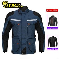 오토바이 라이딩진 바이크팬츠 방수청바지 LYSCHY 남성용 겨울 재킷 방수 오버코트 바지 반사 라이딩 방풍 슈트 사이즈 S-5XL, LYSCHY-903 Blue, M