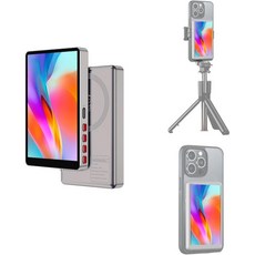 브이로그 셀카 모니터 화면(합금 케이스) 콘텐츠 크리에이터 필수품 틱톡용 후면 카메라 마그네틱 미러 모니터 셀카 유튜브 라이브 스트리밍 아이폰 카메라용 화면 미러링(