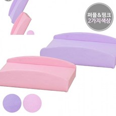아기기저귀패드 유아기저귀패드 어린이집기저귀매트 PU 기저귀교환매트 기저귀갈이대+아기베게, 1개, 보라