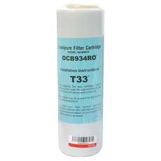 OMNIPURE大T33顆粒活性炭濾心-NSF認證*正品公司貨，有效去除水中異味雜質，提升飲水口感，保障全家人的飲水健康, 1個, OCB934RO