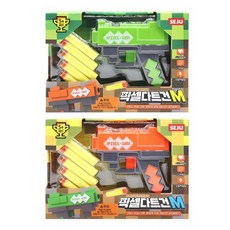 픽셀 다트건 M 2종세트 너프건 소프트 안전다트 마인크래프트 다트건 픽셀 다트건미니, 1개