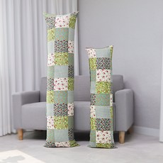 솜빵빵 롱 쿠션 바디필로우 ( 솜포함 )( 대형 ) 150X35 사이즈, 그린, 바디필로우 (솜포함)(대형), 눈꽃송이