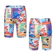 레노마수영복 남아 키치 야자수 4부 실내 수영복 RN-BF2F802